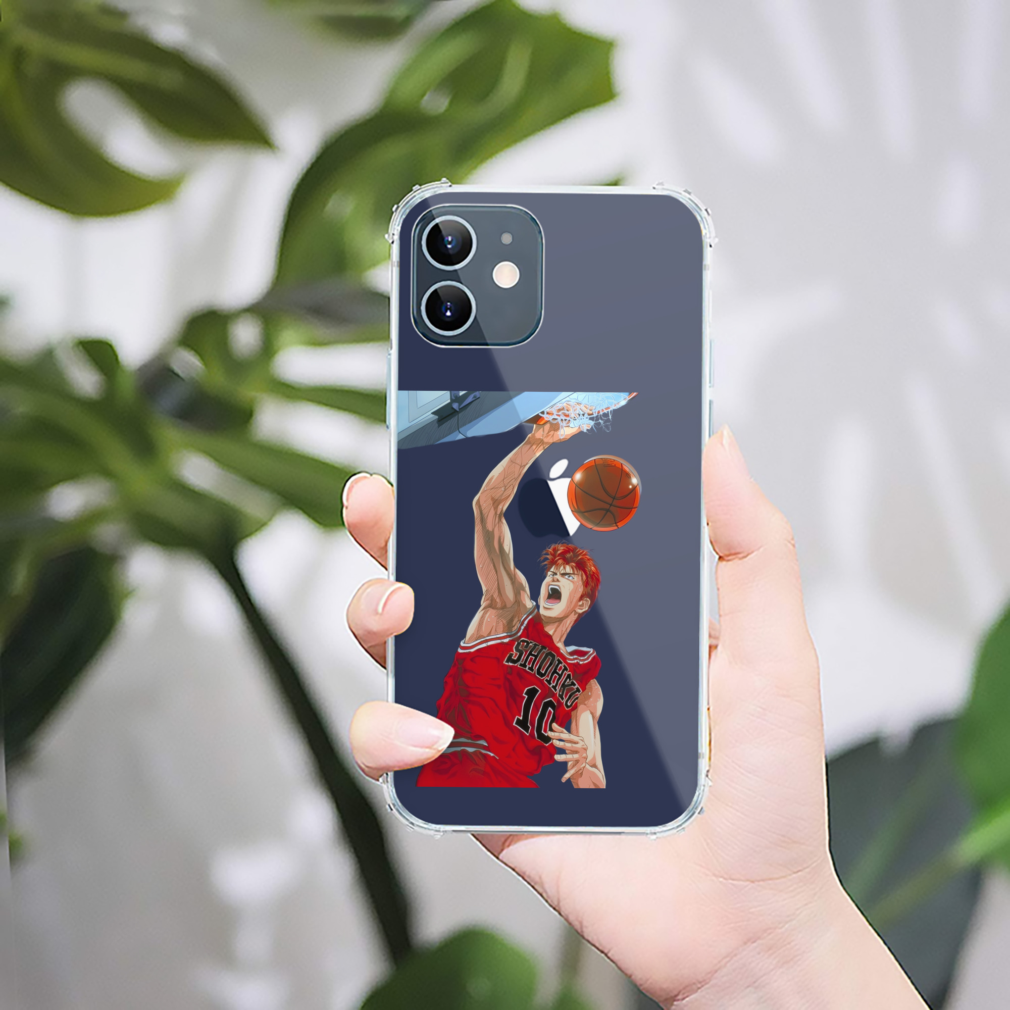 （画像用） SLAM DUNK／スラムダンク 【iPhone 12シリーズ対応】透明スマホケース（クリアソフトケース）